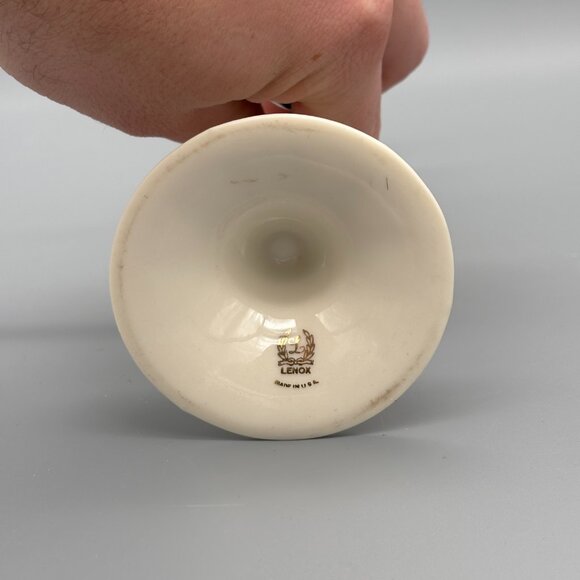 Lenox Tivoli Fluted Porcelain with Gold Trim Bud Vase 2152B - Picture 6 of 7